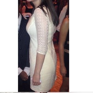 Anthropologie Off White Dress